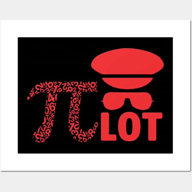 PI Day PIlot Wall Art by A Zee Marketing